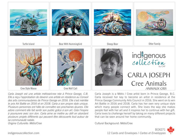 Cree Animals Notecards