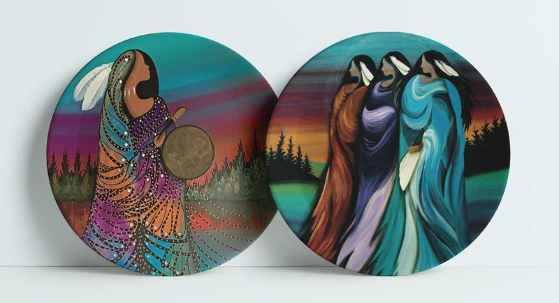 Three Sisters & Aurora Drummer Plates