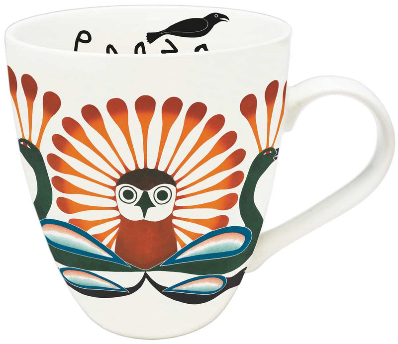 Sunburst Owl Mug