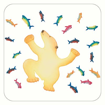 Surfacing Bear Coasters