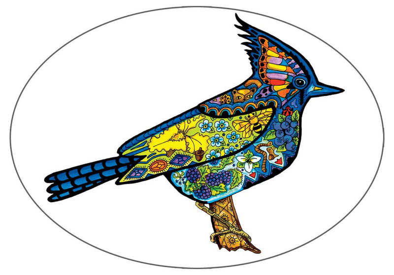 Steller's Jay Stickers (Small)