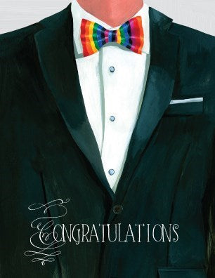 Rainbow Tie Card