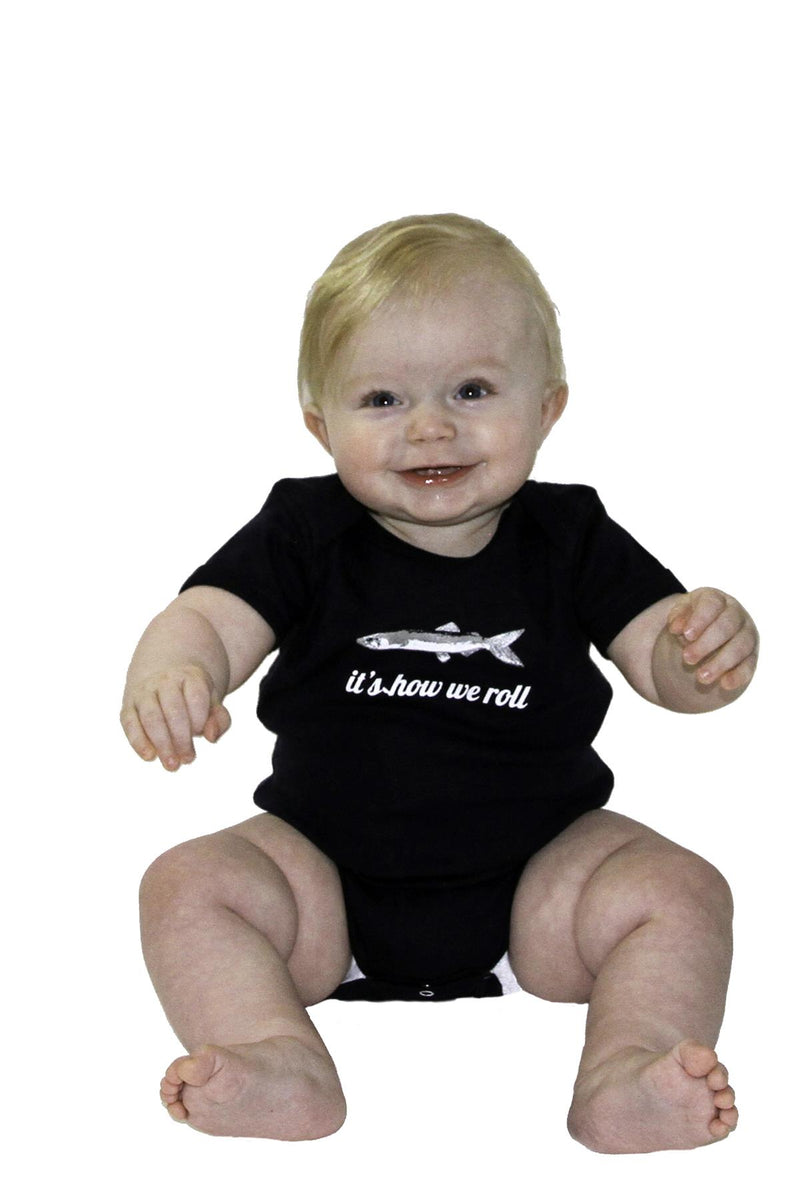 Caplin Fish Baby Onesie | Newfoundland | Johnny Ruth