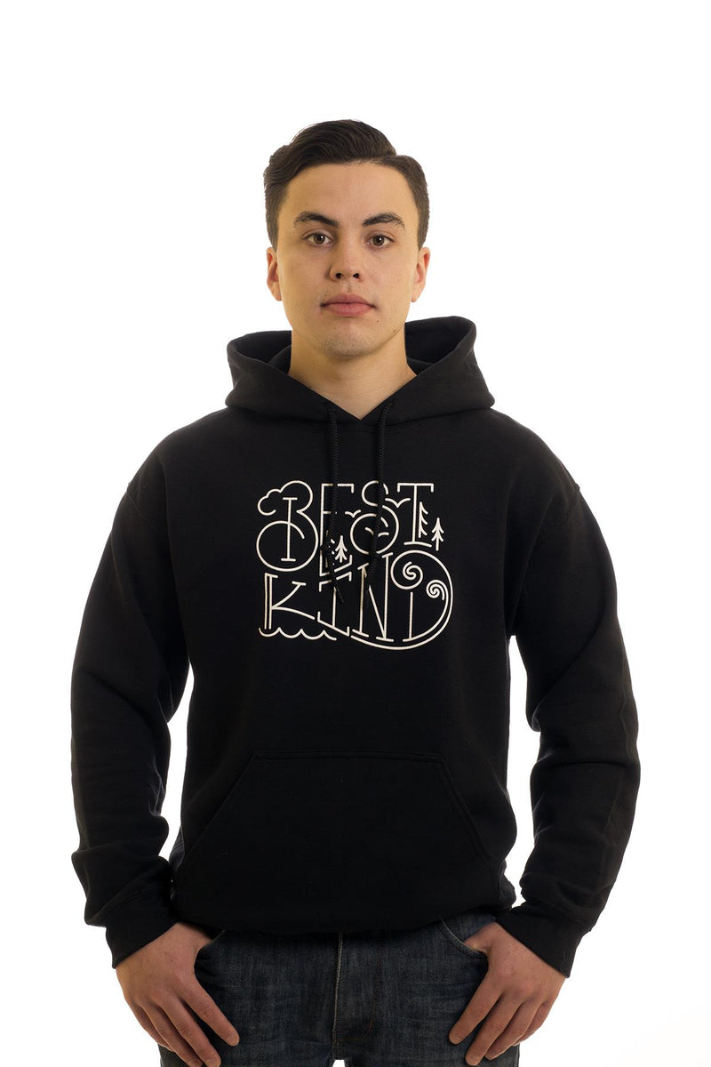 Men's Black Hoodie Best Kind | Newfoundland | Johnny Ruth