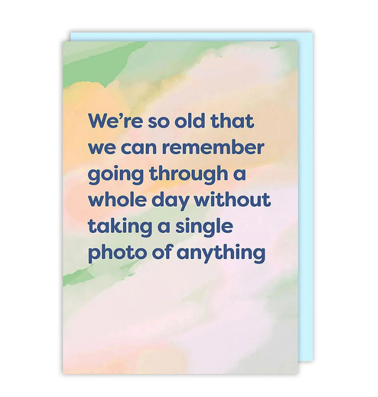 Taking a Photo Card