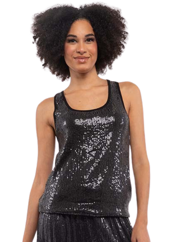 Sequined Tank Top