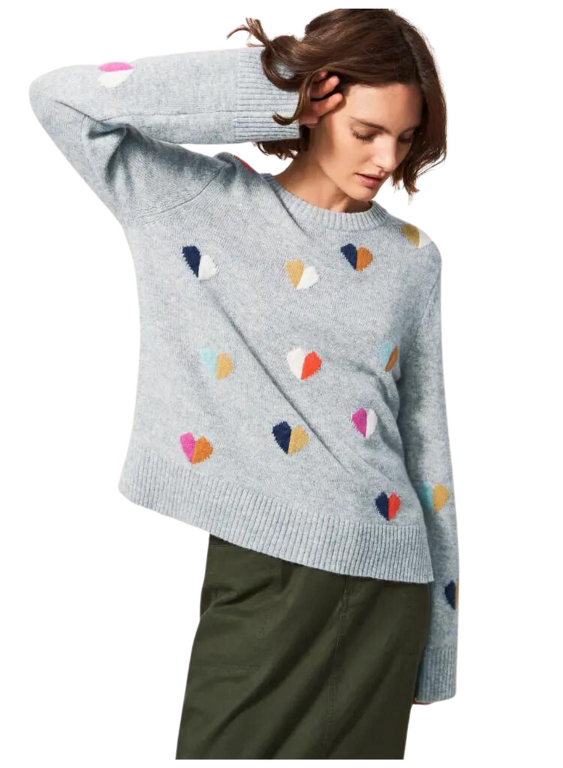 Multi Heart Sweater