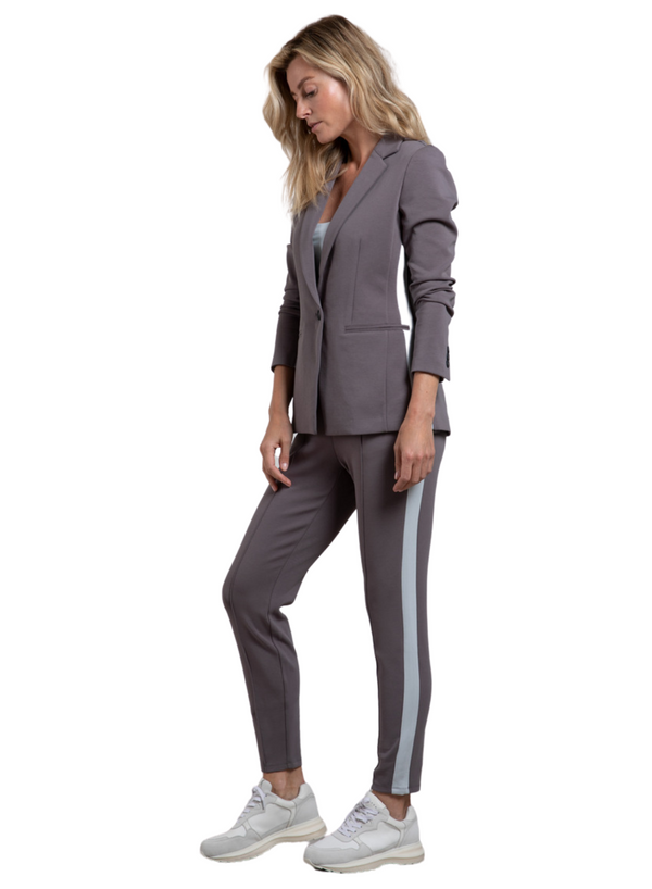 Scuba Trousers with Stripe Detail