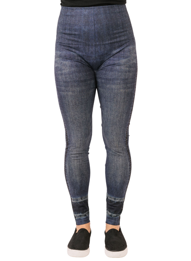 Jean Print Leggings