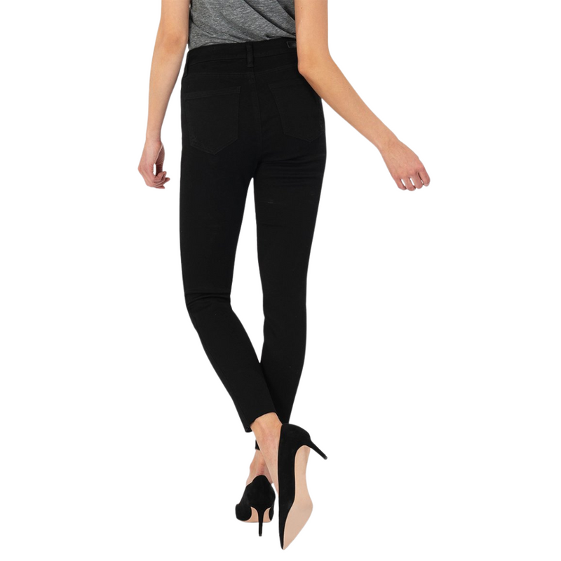 Donna High Rise Skinny with Raw Hem