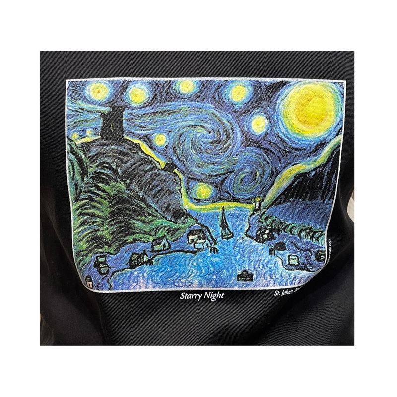 Starry Night Butcher Apron