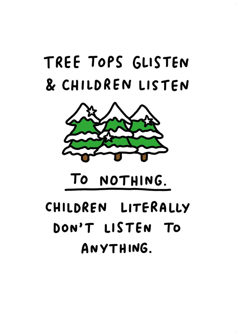 Children Listen Card