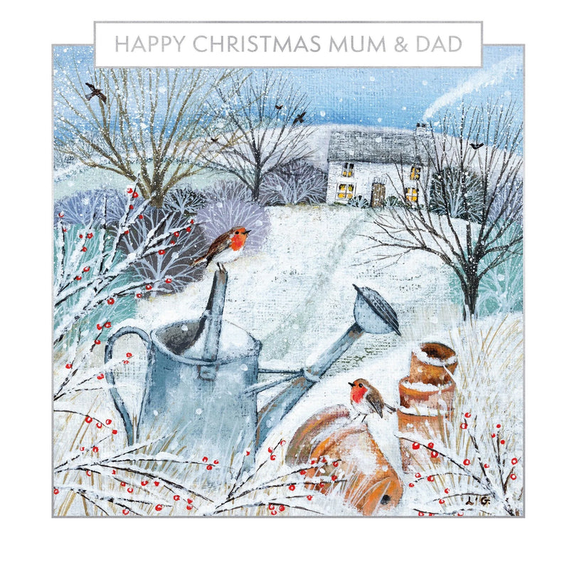 Cottage in the Snow Christmas Card